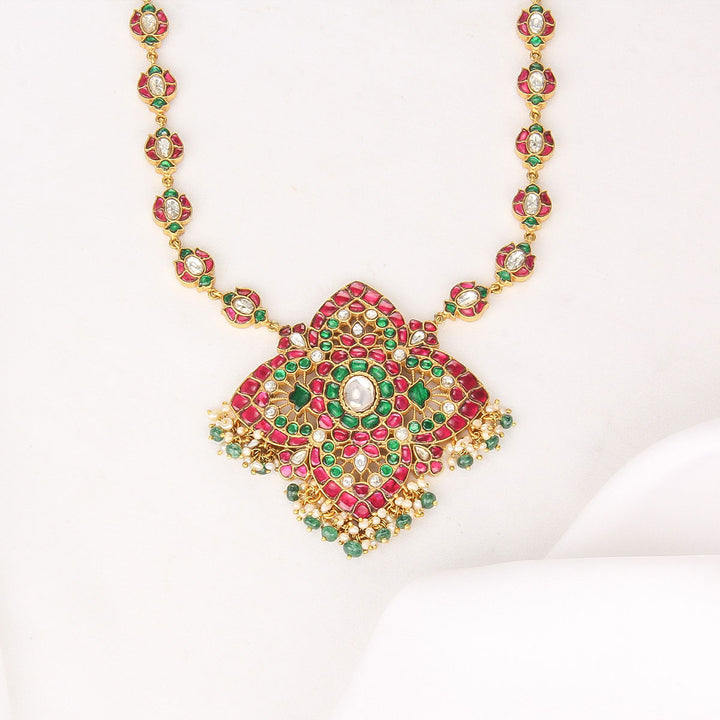 Unisha Kundan Long  Necklace