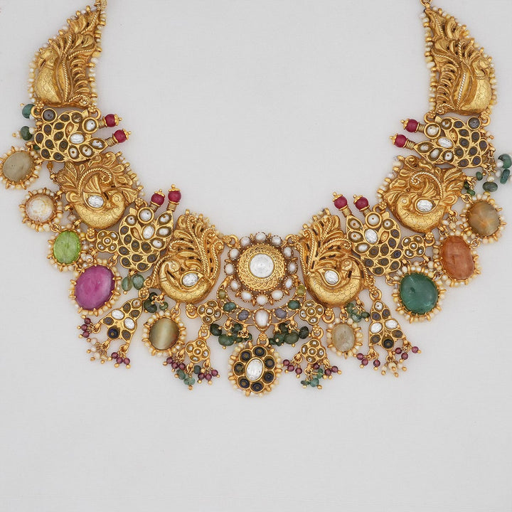 Grandeur Boho Short Necklace Set
