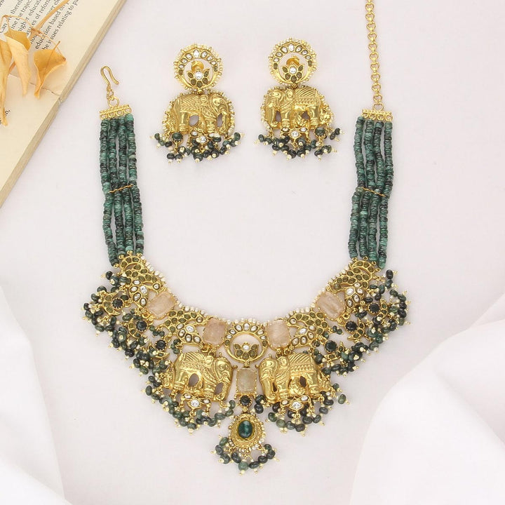Boho Charm Short Necklace Set