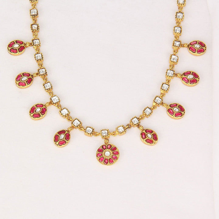 Reyna Kundan Short Necklace