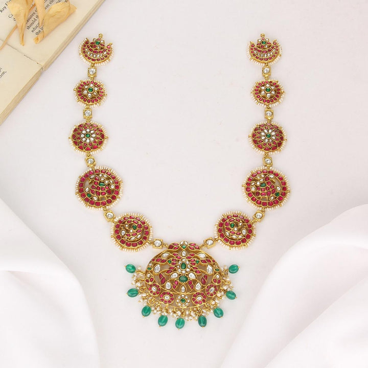 Stunning Kundan Long Necklace
