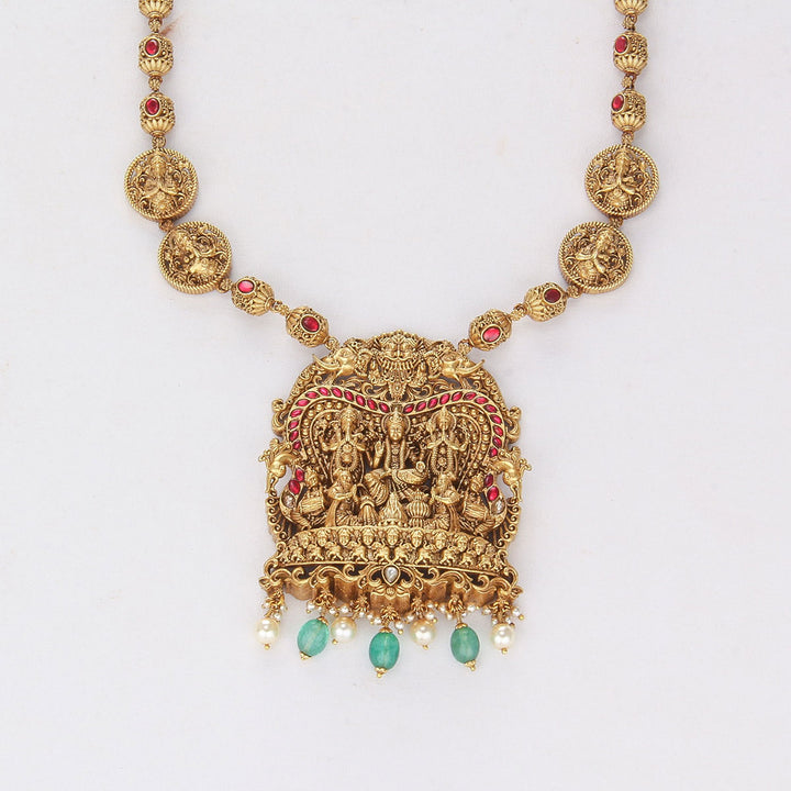 Divine Glow Long Necklace Set