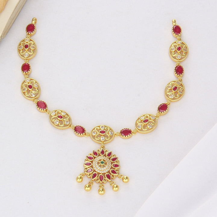 Srisha Stone Short Necklace