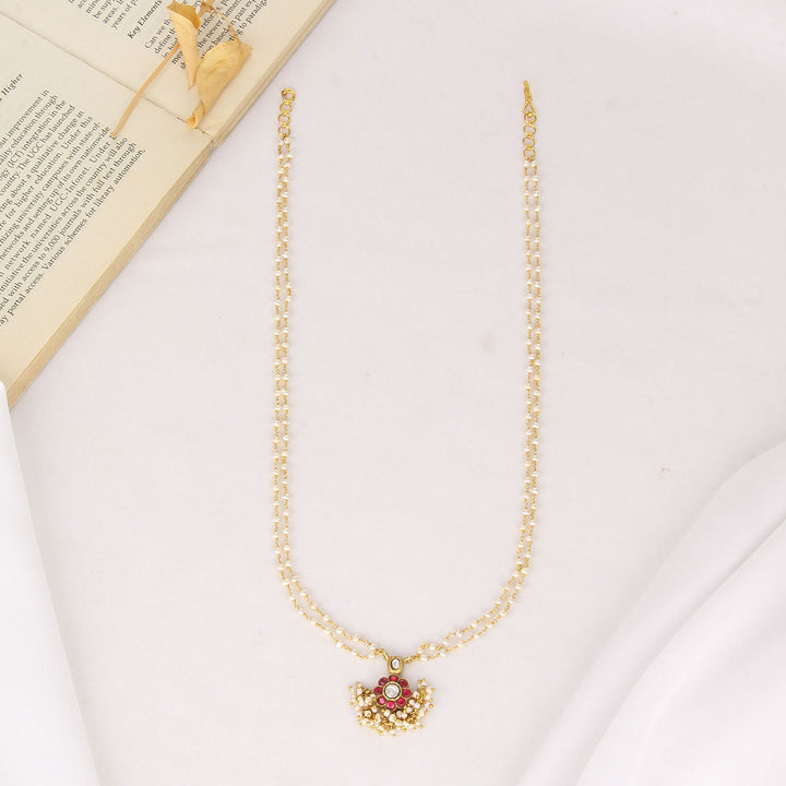 Tanvikha Kundan Long Necklace