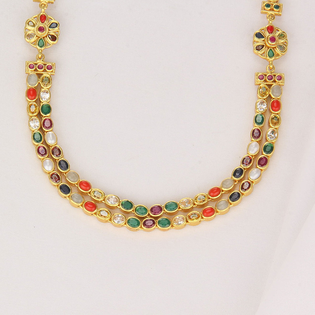 Vrusha Reversible Short Necklace