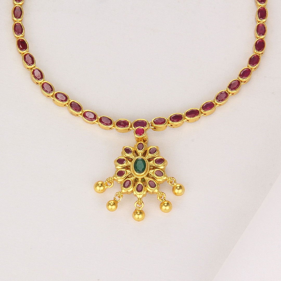 Abina Reversible Short Necklace