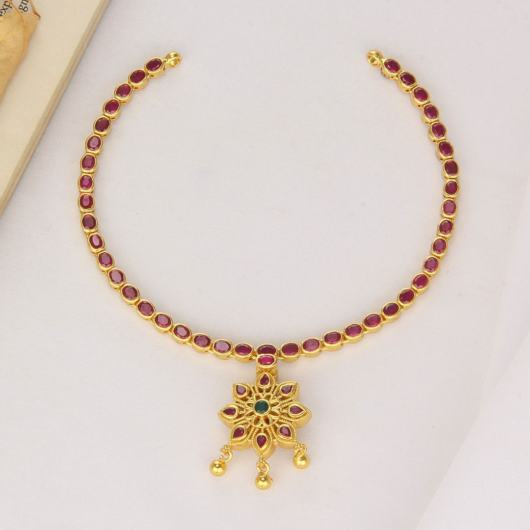Dhakshi Reversible Short Necklace