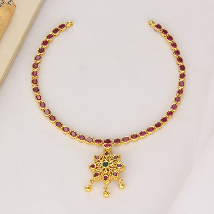 Dhakshi Reversible Short Necklace