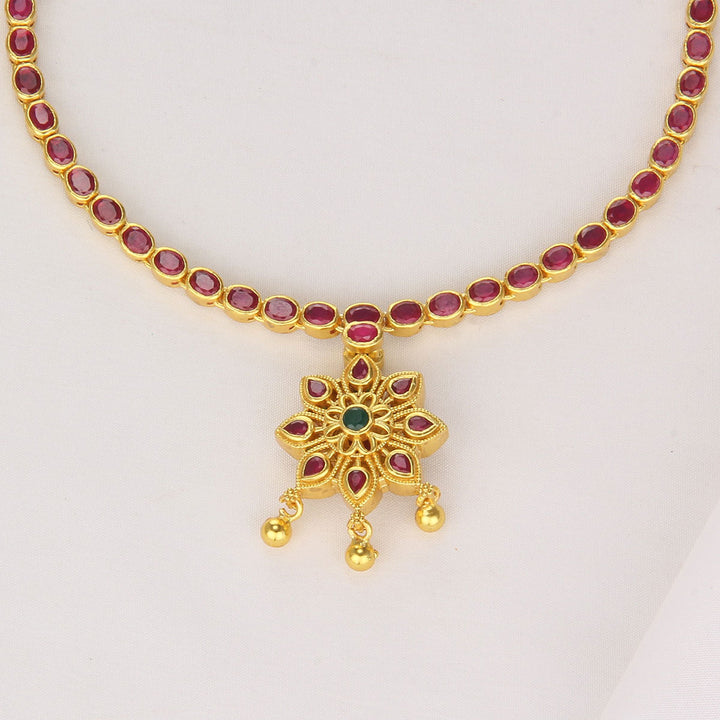 Dhakshi Reversible Short Necklace