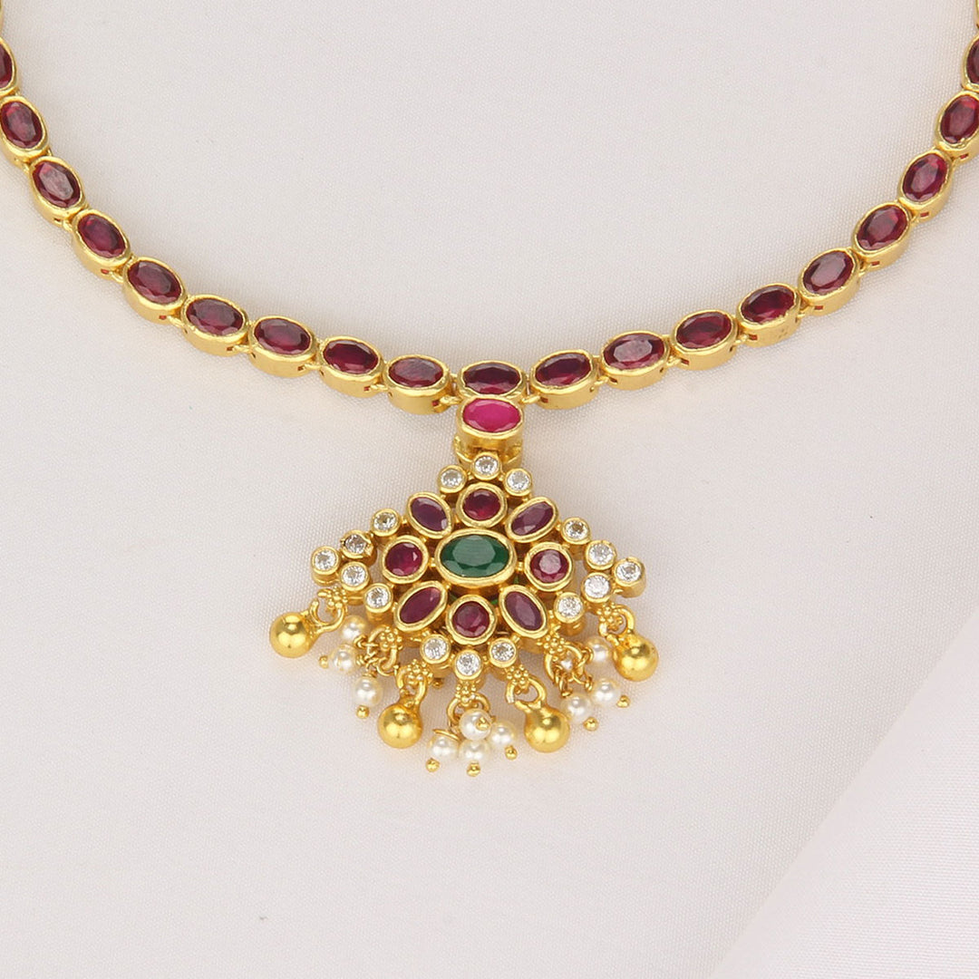 Varitha Reversible Short Necklace