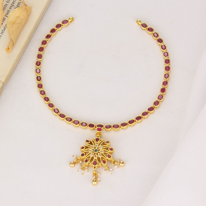 Aadhirai Reversible Short Necklace