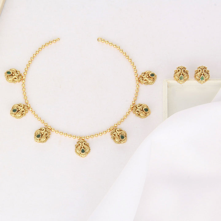 Ansikha Nagas Short Necklace Set