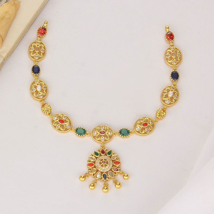 Manisha Stone Short Necklace