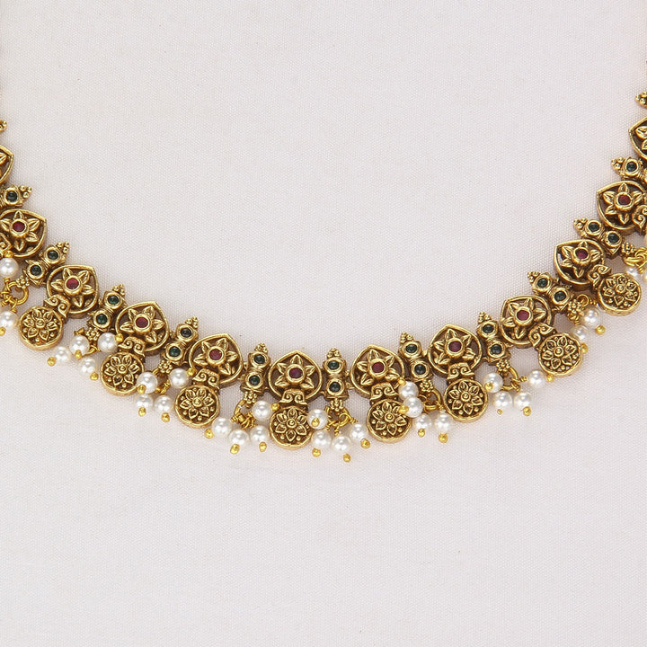 Lekha Nagas Short Necklace Set