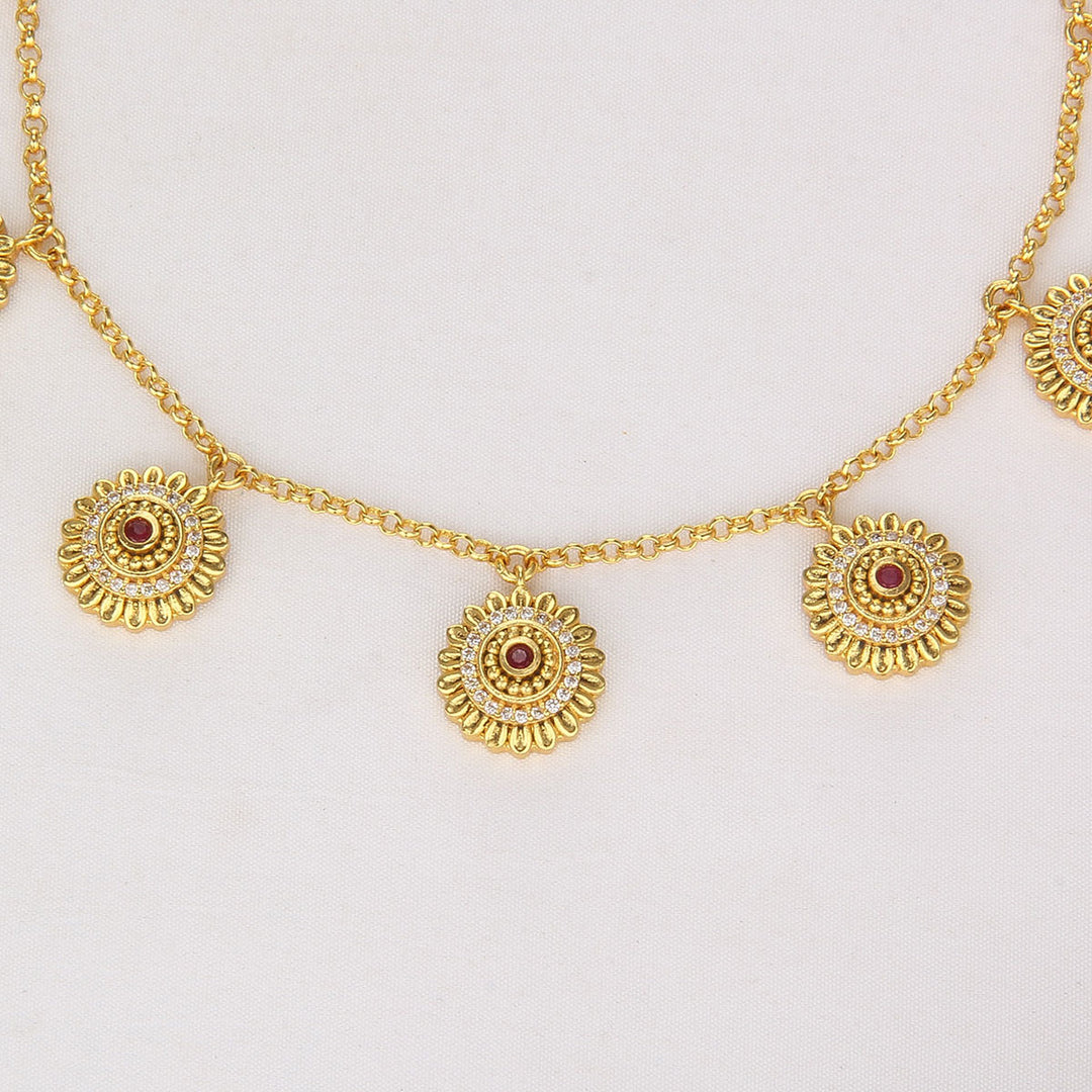 Sruthikha Nagas Short Necklace Set
