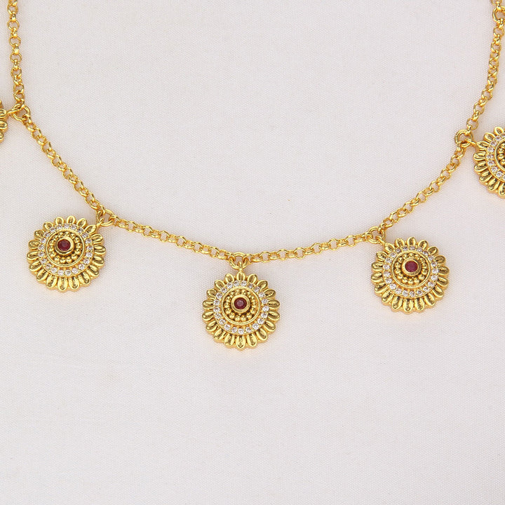 Sruthikha Nagas Short Necklace Set
