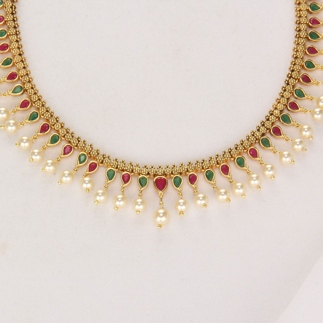 Sparkling Nagas Short Necklace