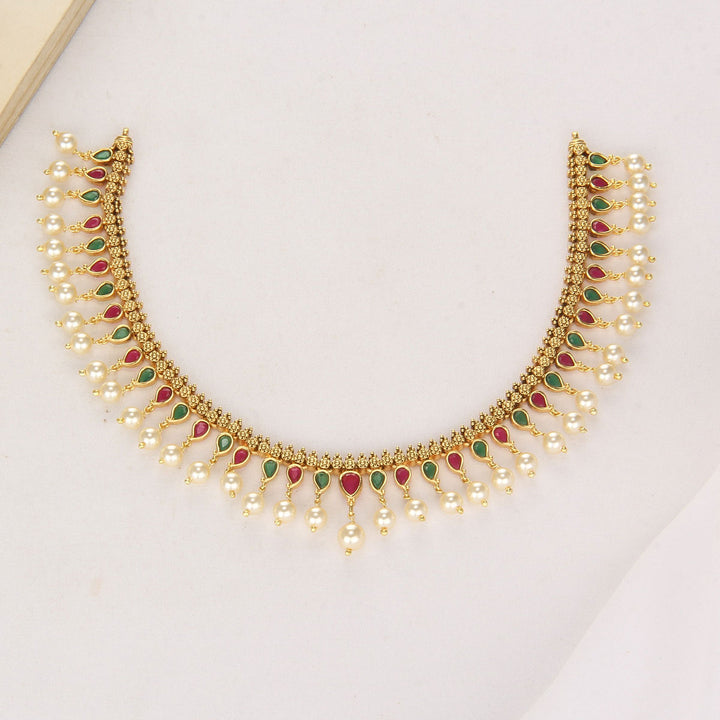 Sparkling Nagas Short Necklace