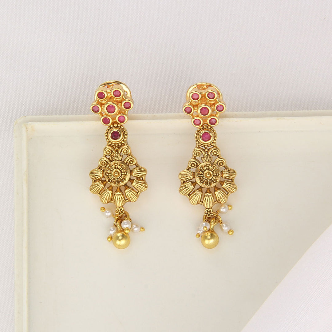 Agalya Nagas Short Necklace Set