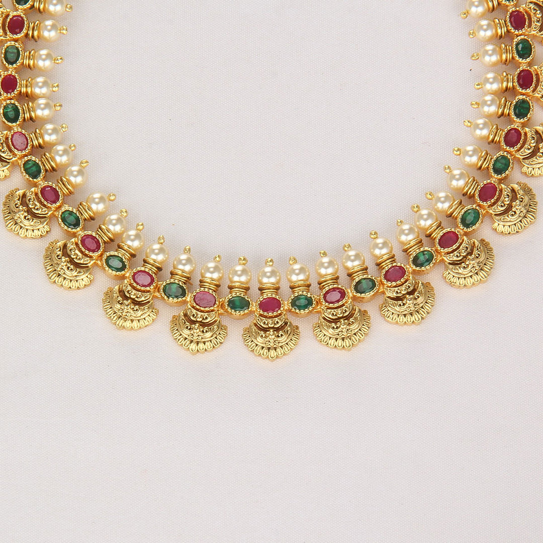 Eshvika Nagas Short Necklace Set