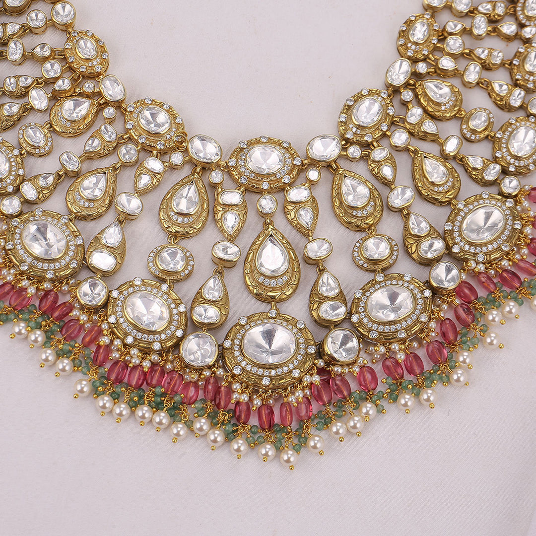 Charvika Short Necklace Set