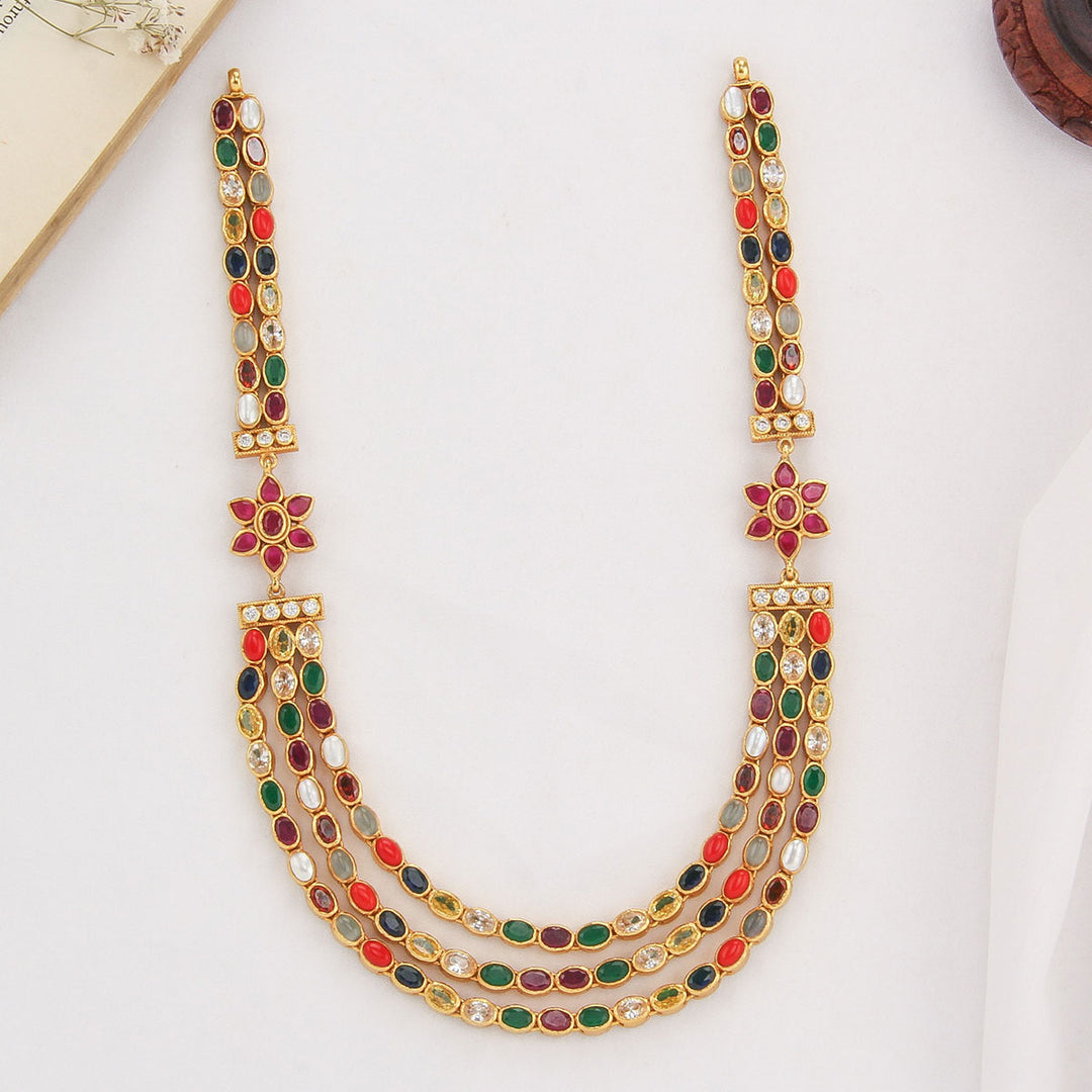 Rohitha Reversible Stone Necklace