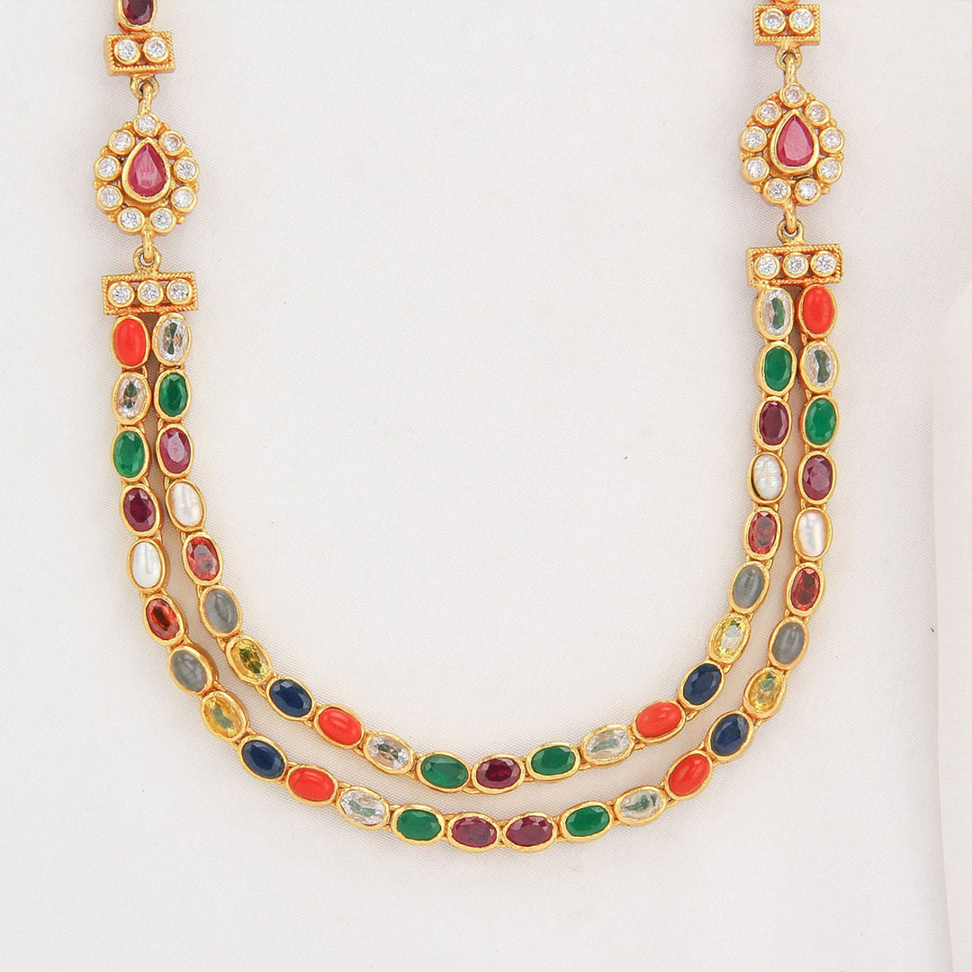 Jeshnitha Reversible Stone Necklace