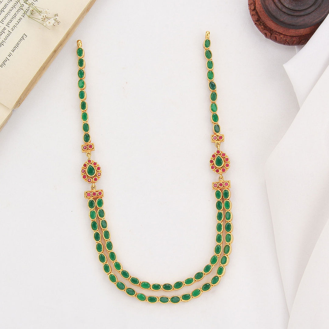 Jeshnitha Reversible Stone Necklace