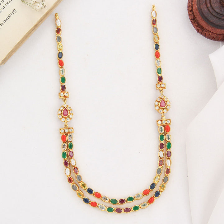 Jeshnitha Reversible Stone Necklace