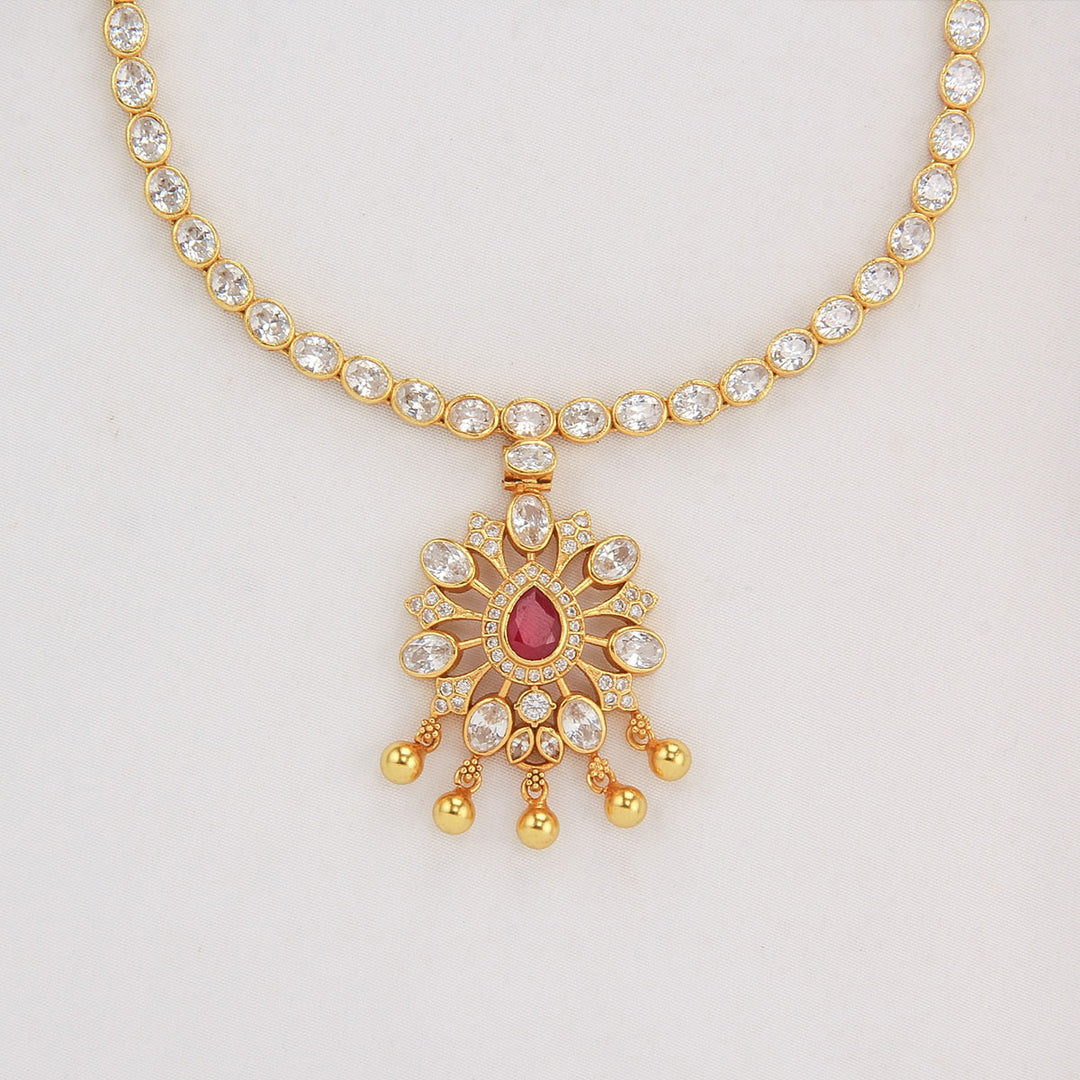 Rehma Stone Short Necklace