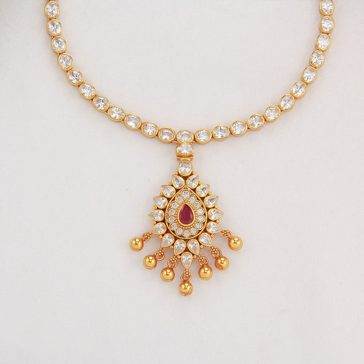 Kashnika Stone Short Necklace