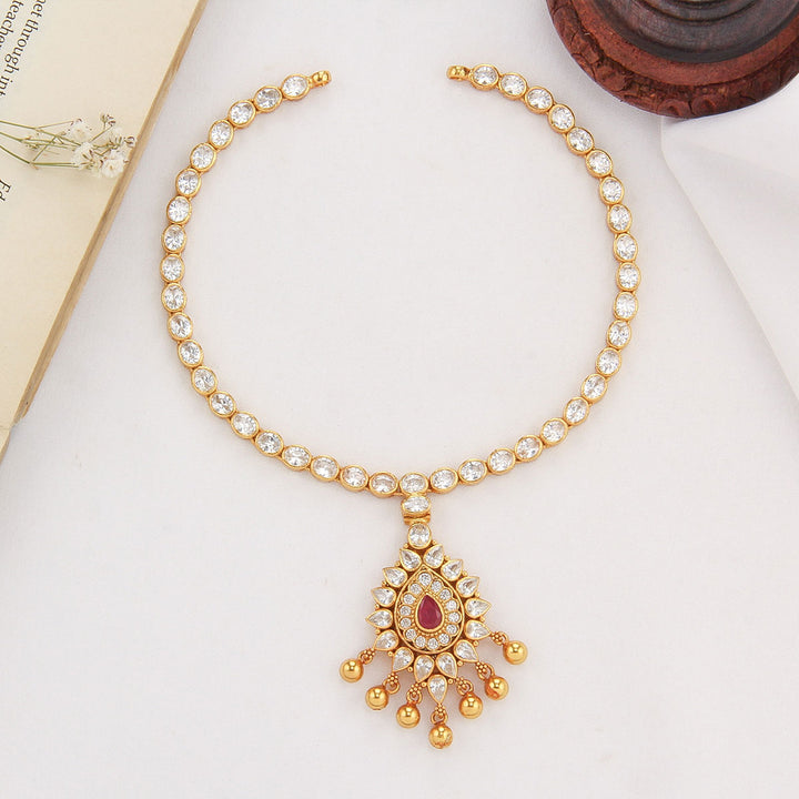 Kashnika Stone Short Necklace