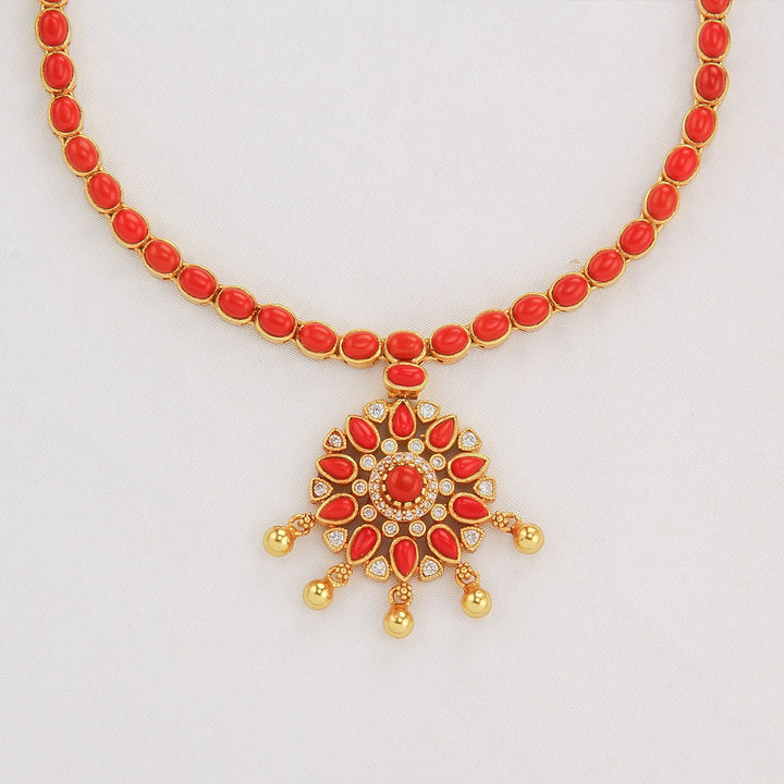 Varina Stone Short Necklace