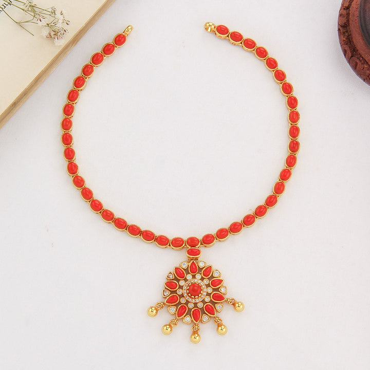 Varina Stone Short Necklace