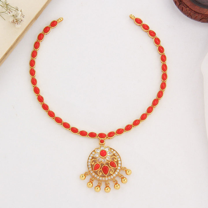 Aarvinkha Stone Short Necklace
