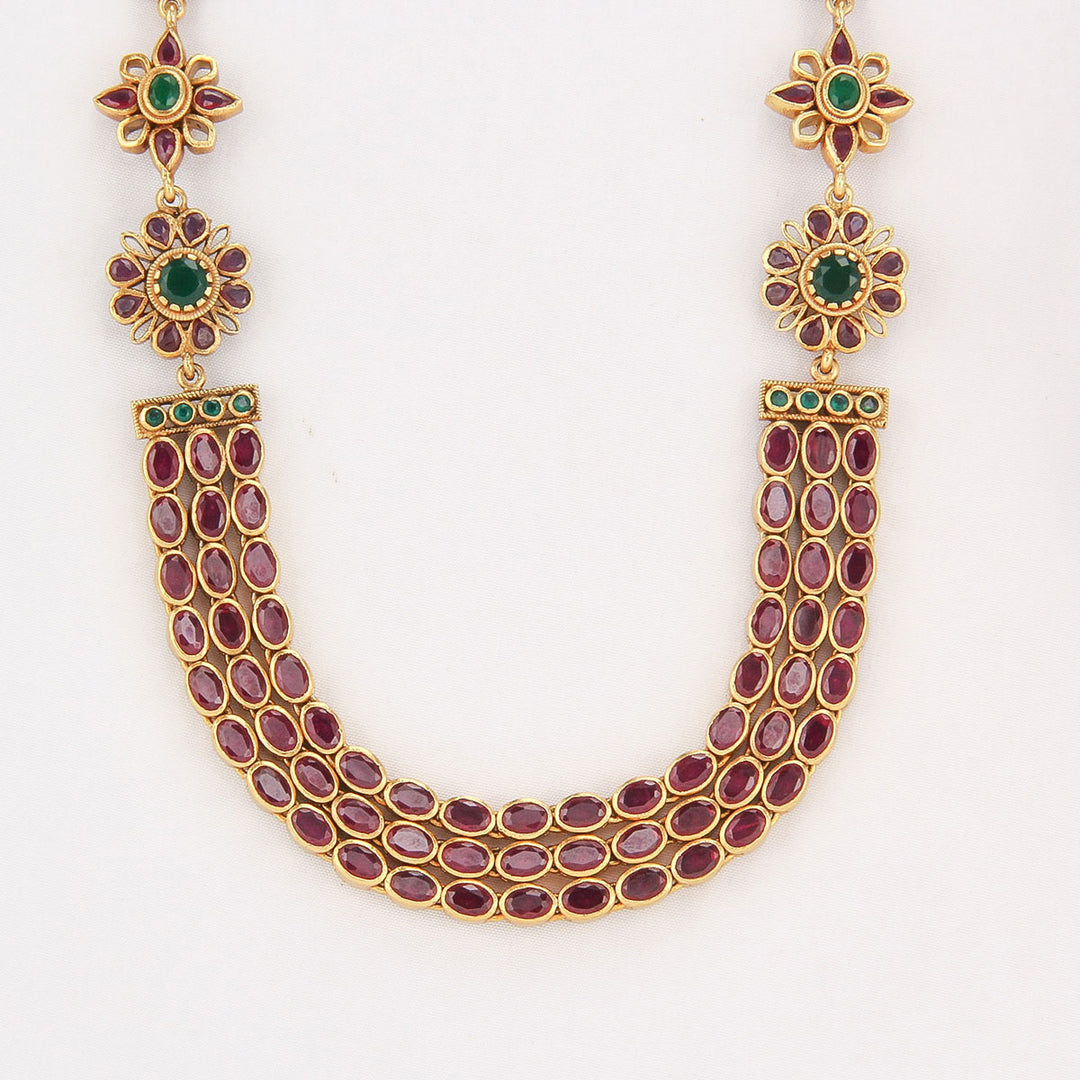 Dharuka Reversible Stone Necklace