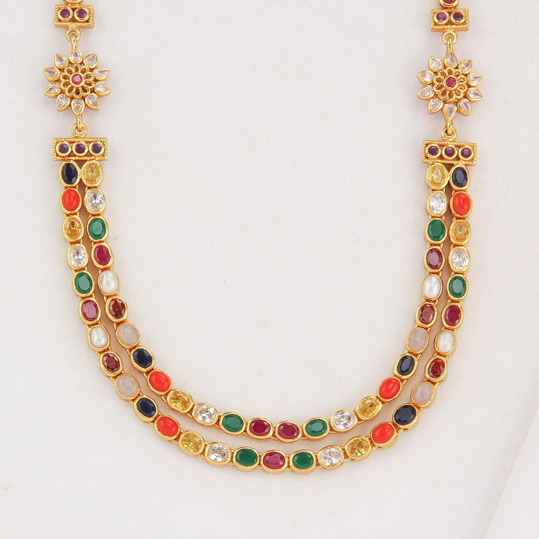 Shakshi Reversible Stone Necklace