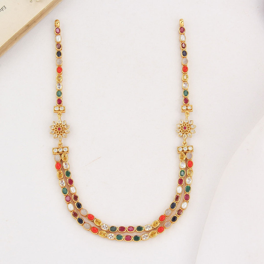 Renusha Reversible Stone Necklace