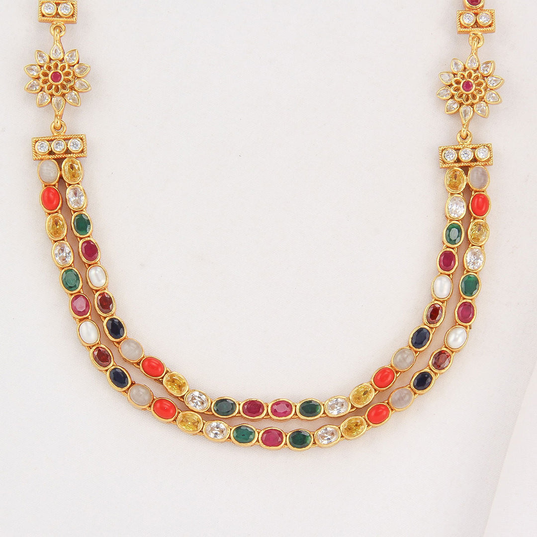 Renusha Reversible Stone Necklace