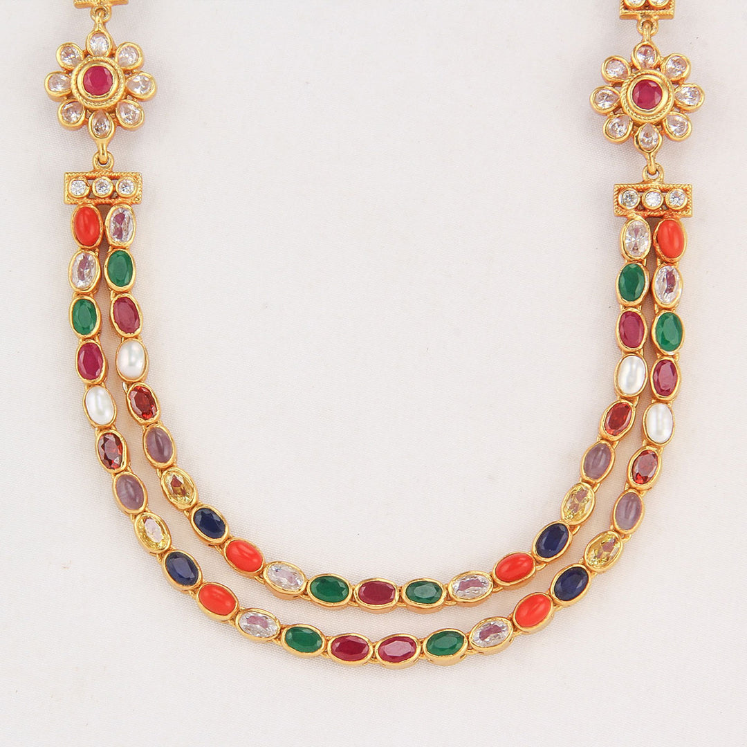 Lithra Reversible Stone Necklace