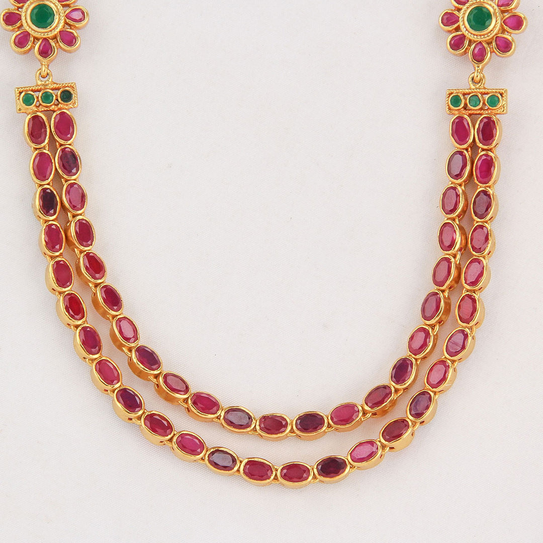Lithra Reversible Stone Necklace