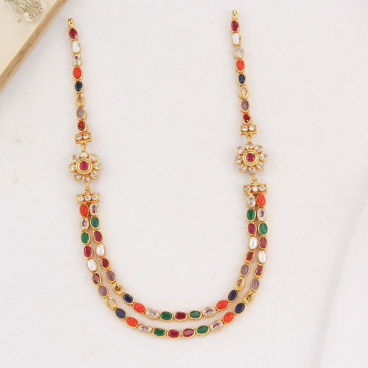 Lithra Reversible Stone Necklace