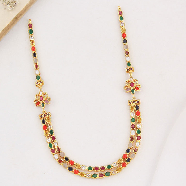 Shiviya Reversible Stone Necklace