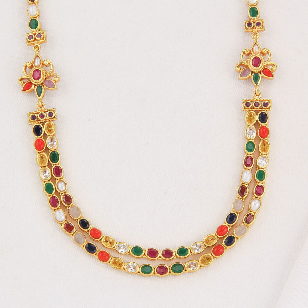 Shiviya Reversible Stone Necklace