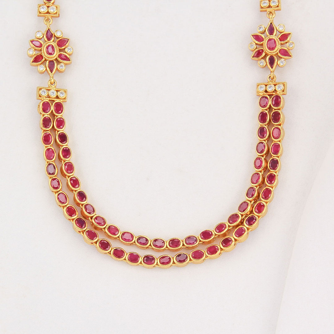 Saritha Reversible Stone Necklace
