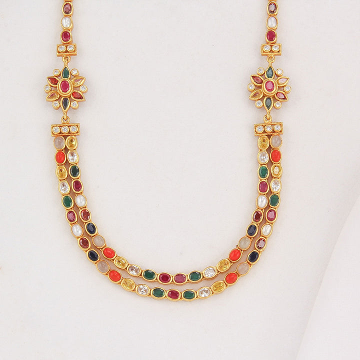 Saritha Reversible Stone Necklace