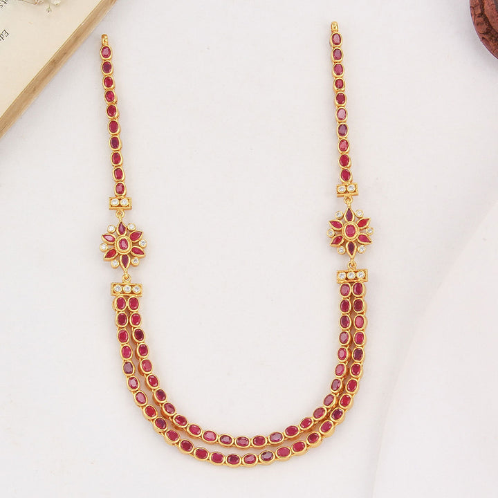 Saritha Reversible Stone Necklace