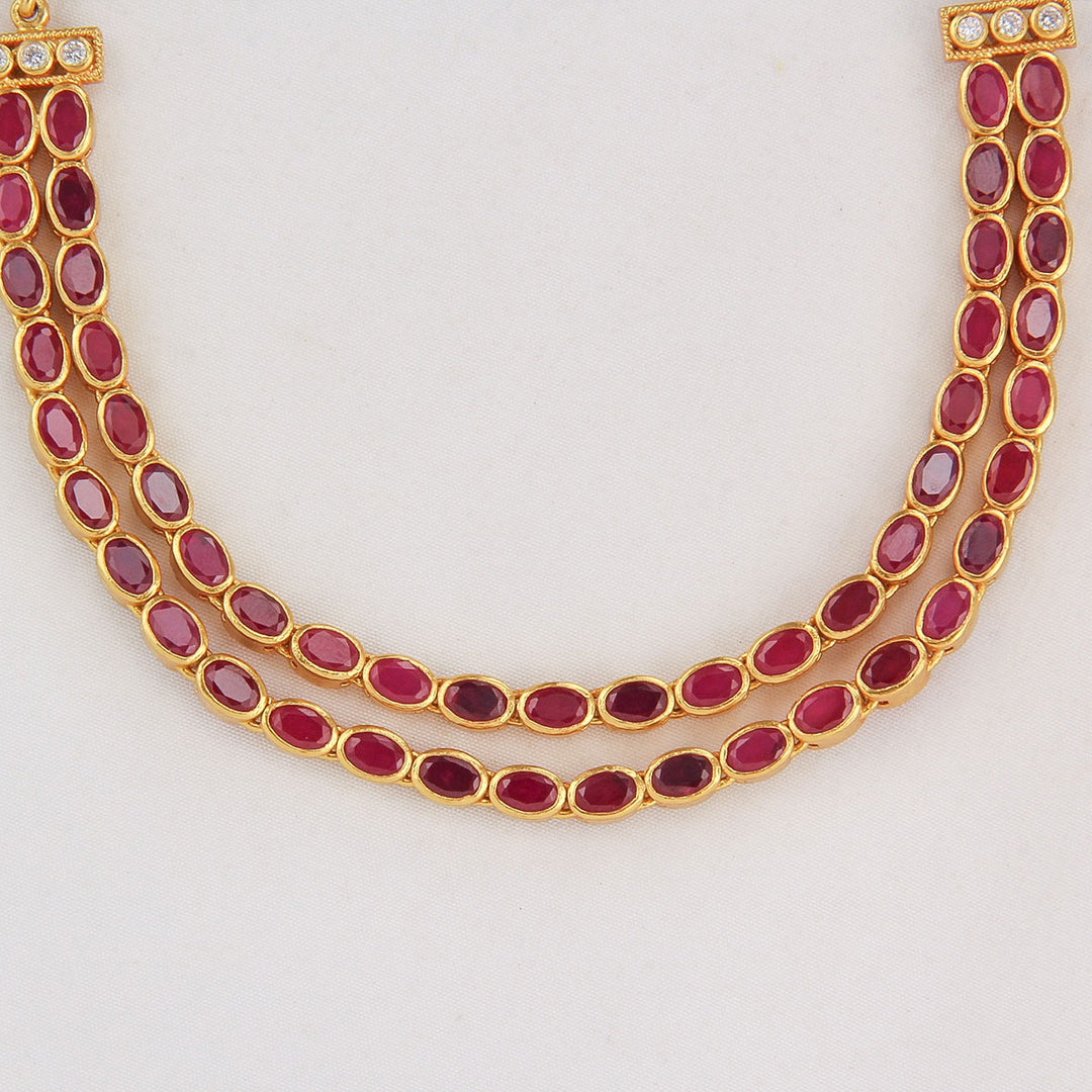 Iraanya Reversible Stone Necklace