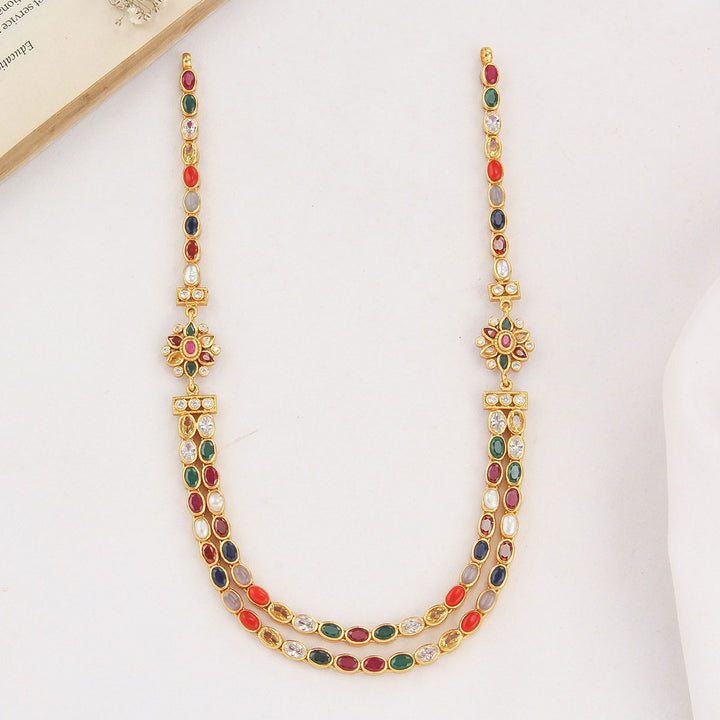 Iraanya Reversible Stone Necklace