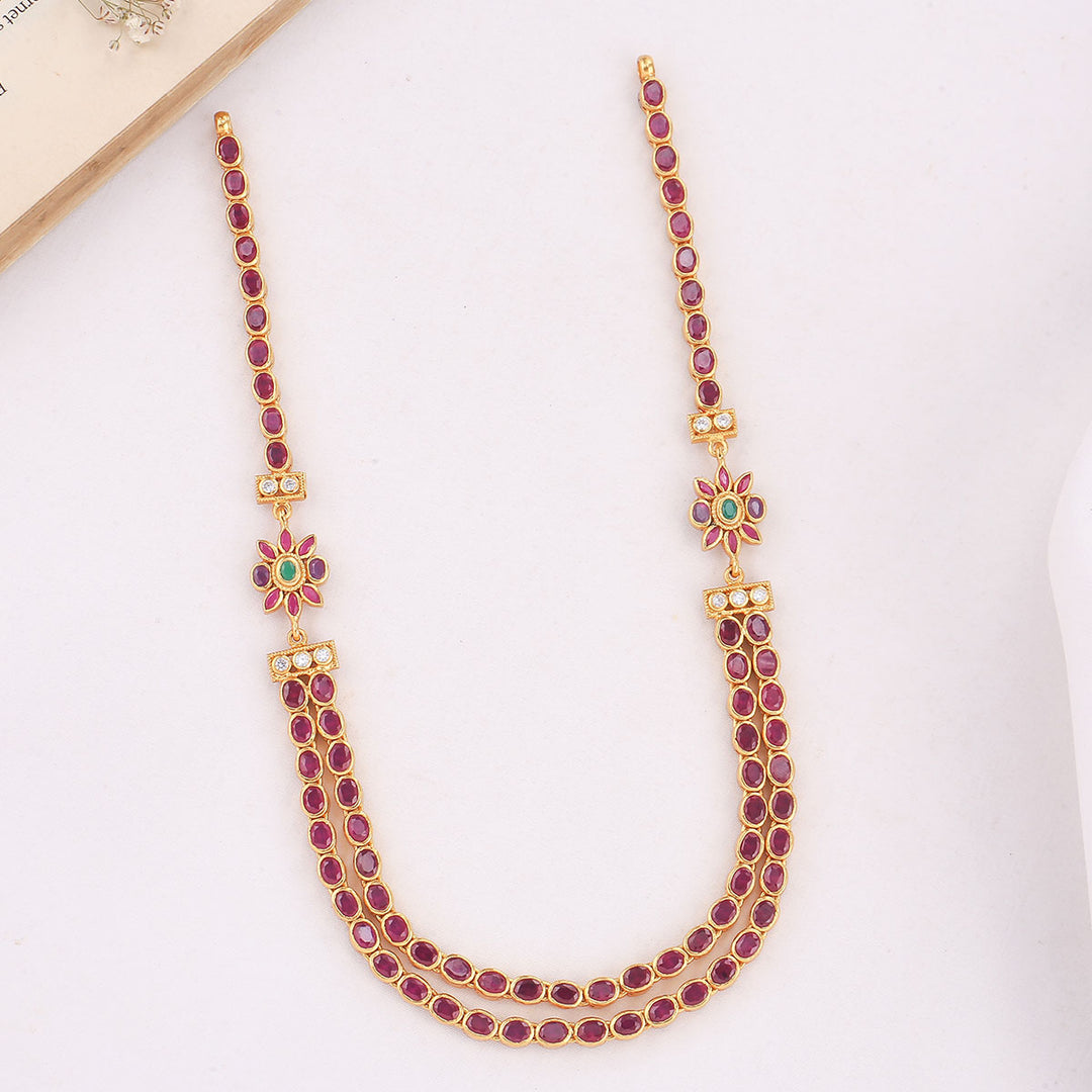 Dhitshiya Reversible Stone Necklace